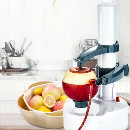 Modern black & gray electric peeler – kitchen fruit slicer gadget