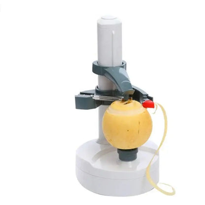 Modern black & gray electric peeler – kitchen fruit slicer gadget