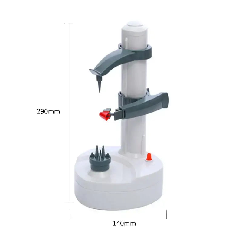 Modern black & gray electric peeler – kitchen fruit slicer gadget