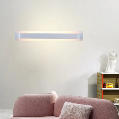 DecorBites™ Modern Black/Gray/White LED Linear Wall Sconce for Living Room Décor