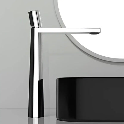 Modern black & grey brass basin faucet bathroom mixer tap