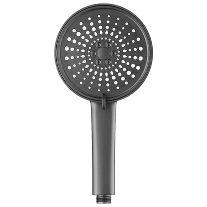 Modern black high pressure shower head bathroom water saving rainfall