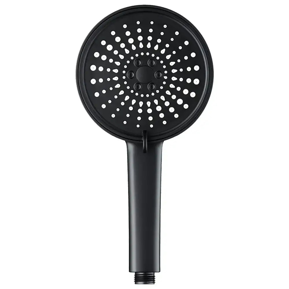 Modern black high pressure shower head bathroom water saving rainfall