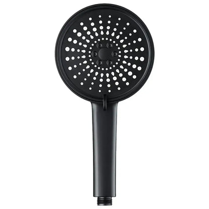 Modern black high pressure shower head bathroom water saving rainfall