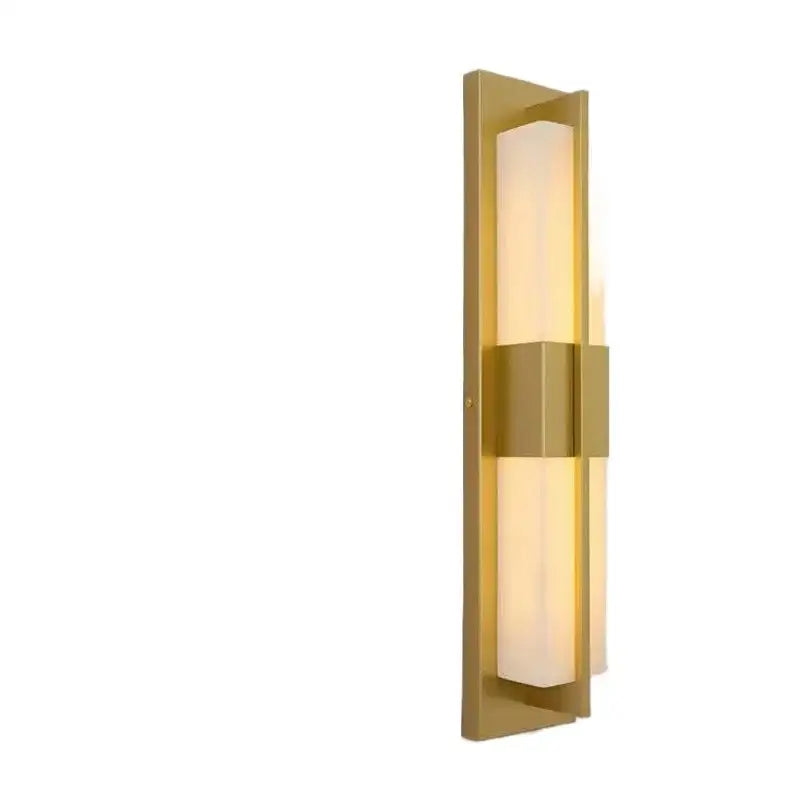 Modern black imitation marble led wall light garden sconce
