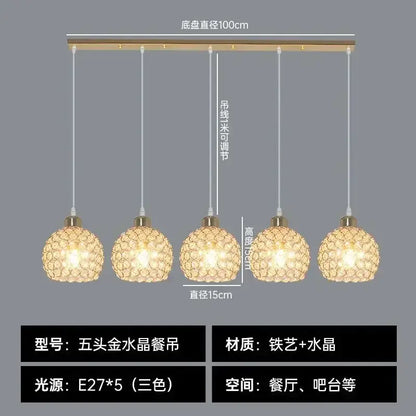 Modern black iron cage pendant lamp kitchen island lighting