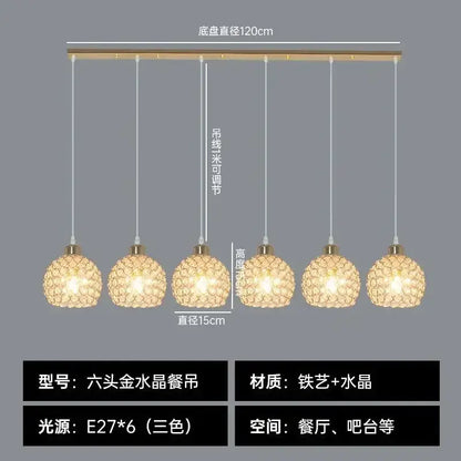 Modern black iron cage pendant lamp kitchen island lighting