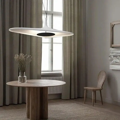 Modern black irregular art pendant lamp for living room