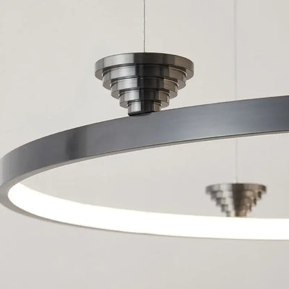 Modern black italian style led pendant light for living room