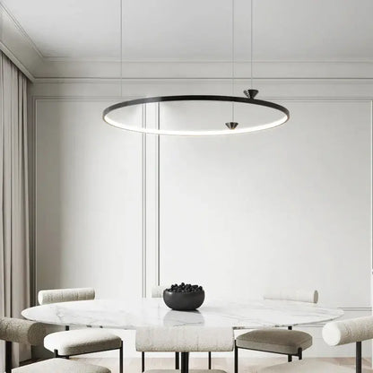 Modern black italian style led pendant light for living room