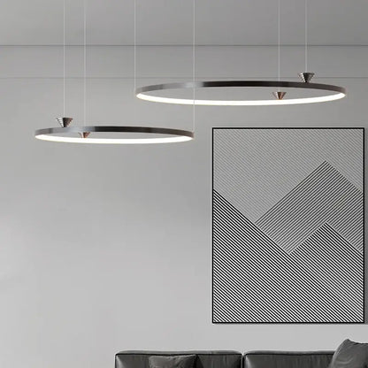 Modern black italian style led pendant light for living room