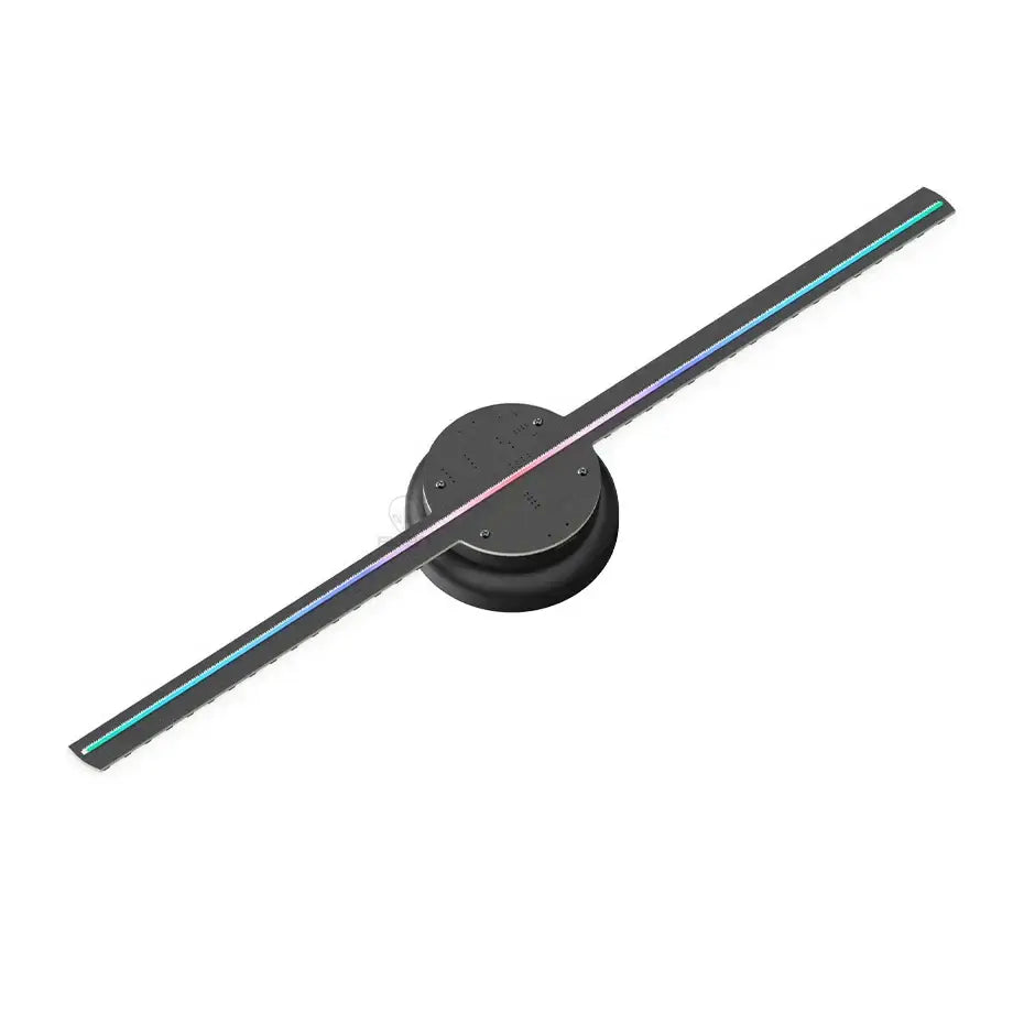 Modern black led hologram fan projector retail display living room