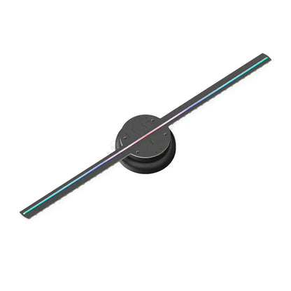 Modern black led hologram fan projector retail display living room