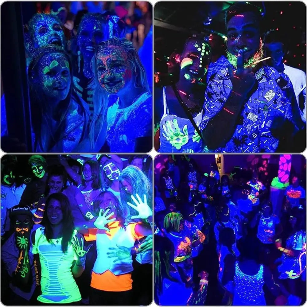 Modern black led black light bar – halloween party decor