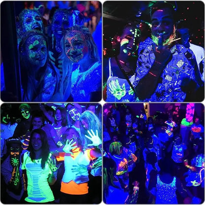 Modern black led black light bar – halloween party decor