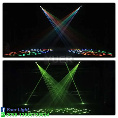 Modern black led moving head light – party room mini beam rgbw