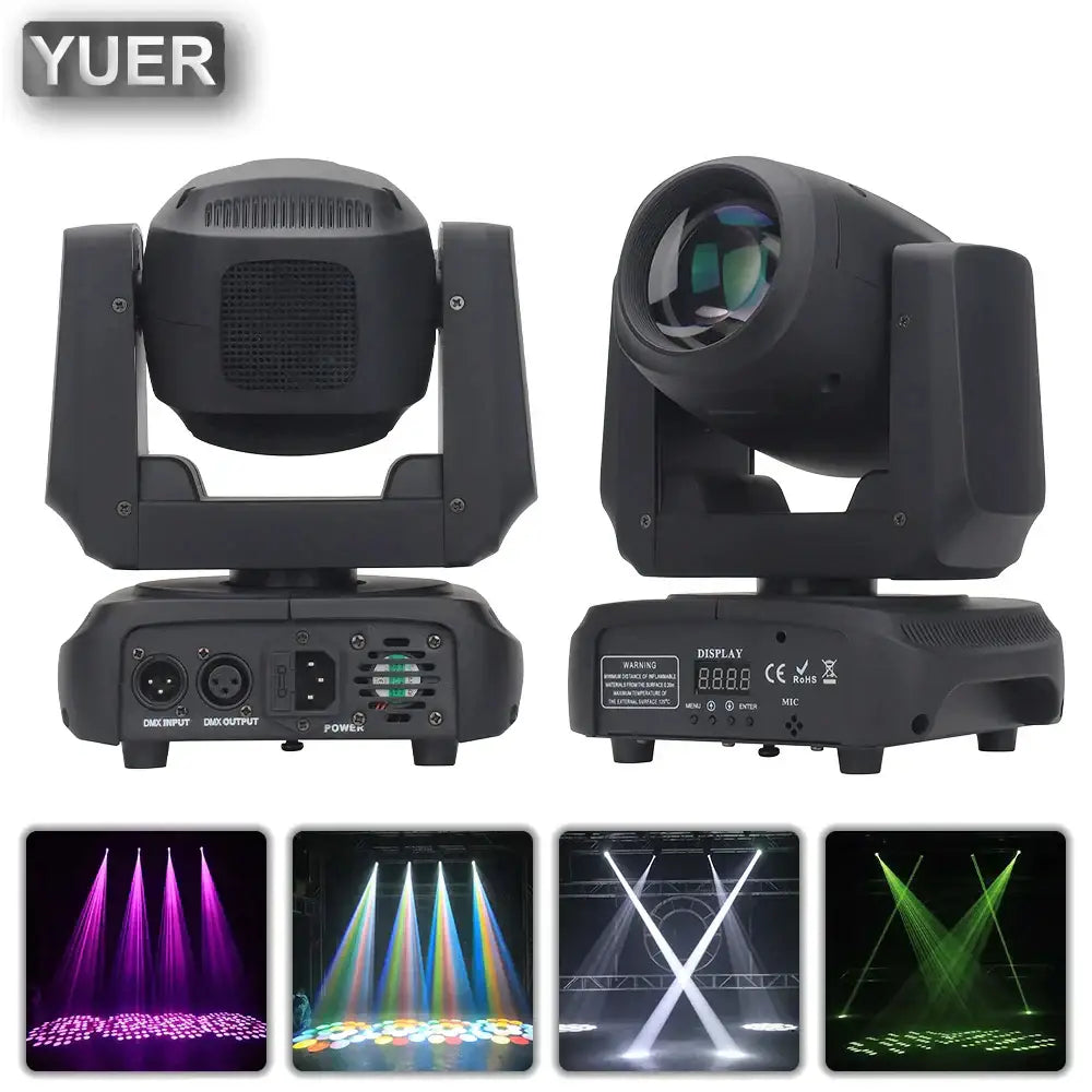Modern black led moving head light – party room mini beam rgbw