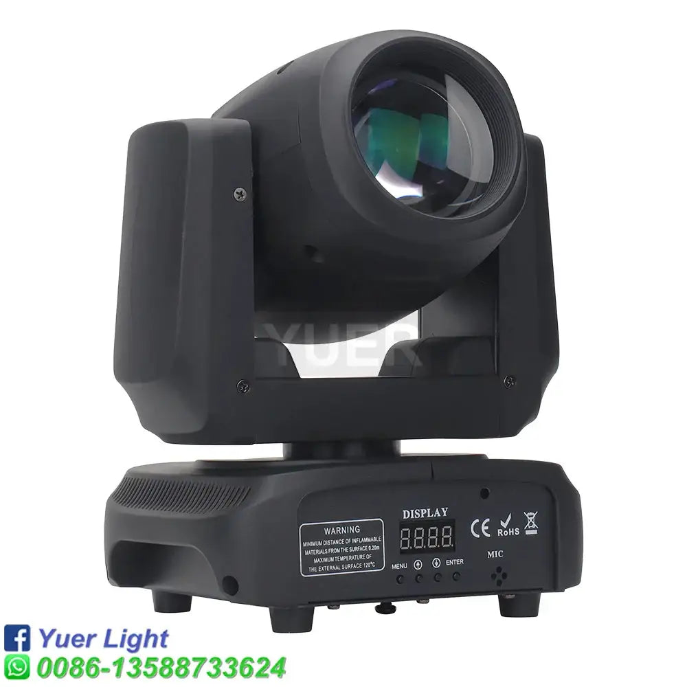 Modern black led moving head light – party room mini beam rgbw