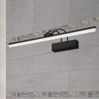 Modern black led vanity lighting fixture bathroom wall sconce