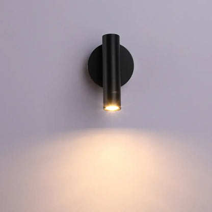 Modern black led wall lamps adjustable bedroom reading light