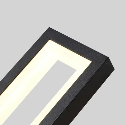 Modern black led wall sconce bedroom vertical light