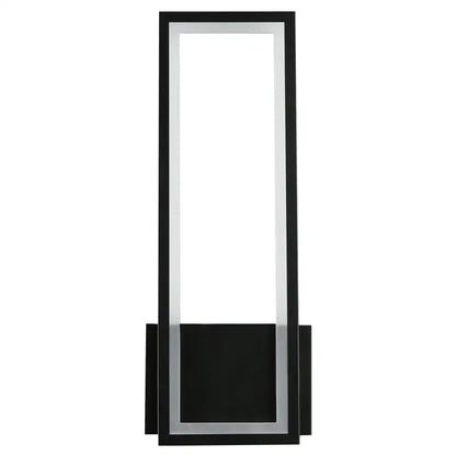 Modern black led wall sconce bedroom vertical light