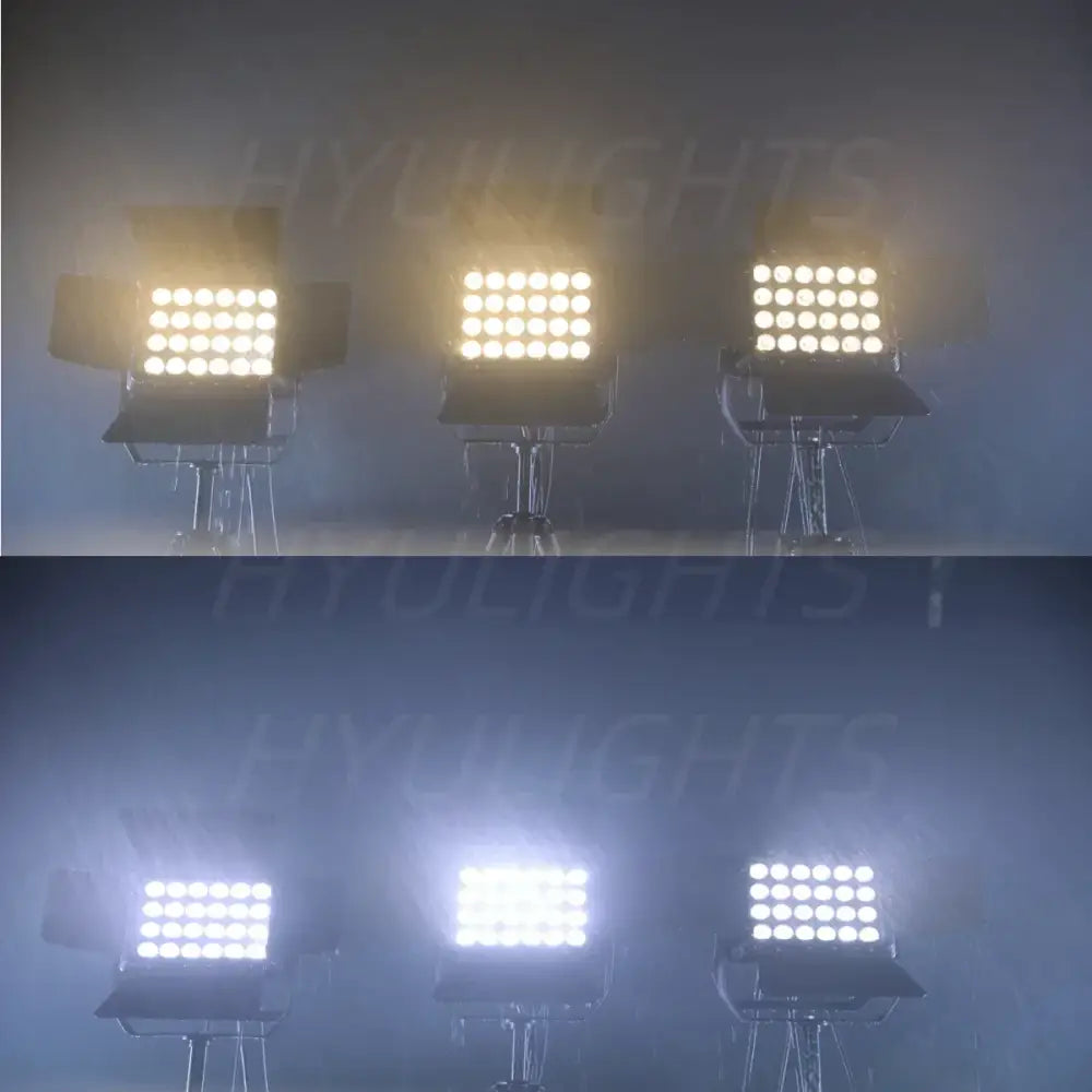 Modern black led wall wash flood light with barn doors for disco room