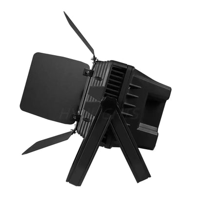 Modern black led wall wash flood light with barn doors for disco room