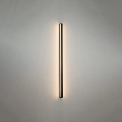 Modern black linear flush mount wall sconce – hallway light