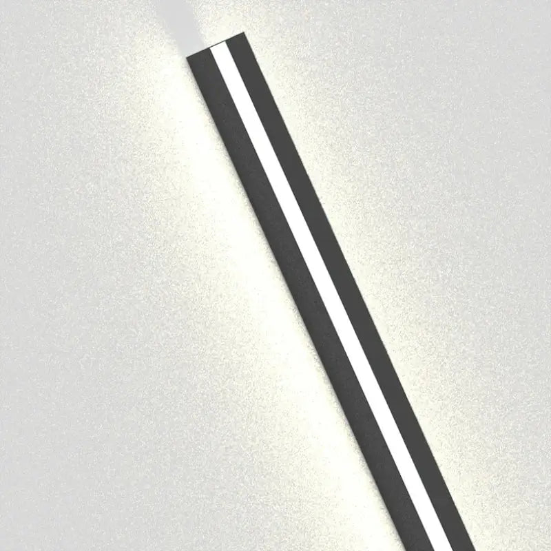 Modern black linear led wall lights dimming – bedroom sconce