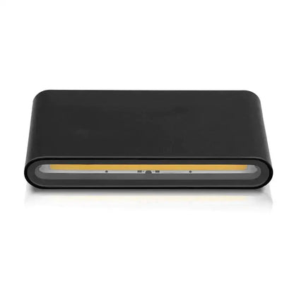Modern black luna outdoor wall light warm led patio lamp