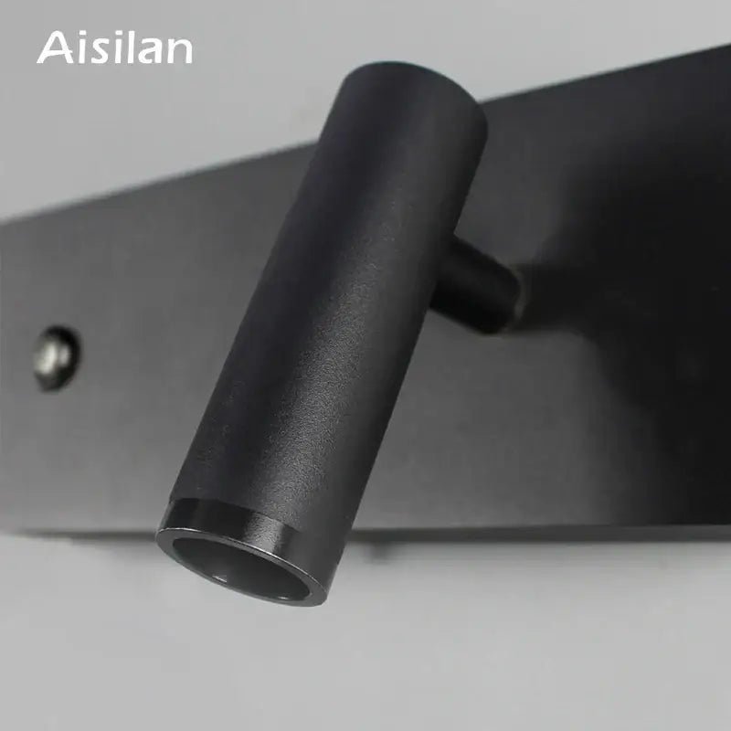 Modern black matte led wall sconce bedroom reading light