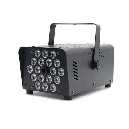 Modern black metal 500w smoke machine with rgb led party lights