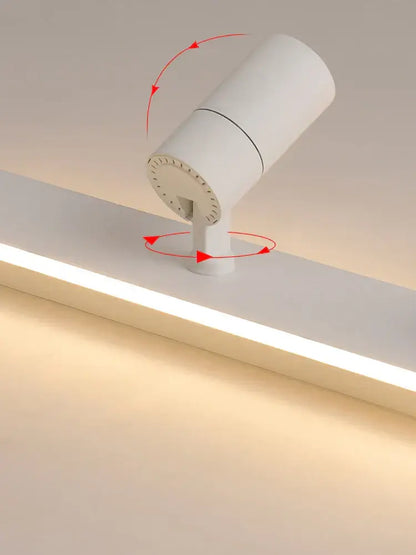 Modern black metal led ceiling lamp – living room track lighting
