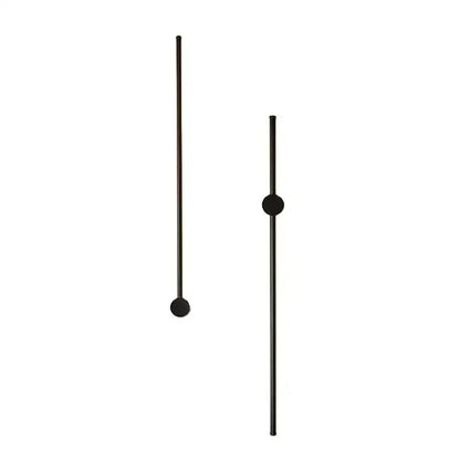 Modern black minimalist led strip wall lamp staircase light