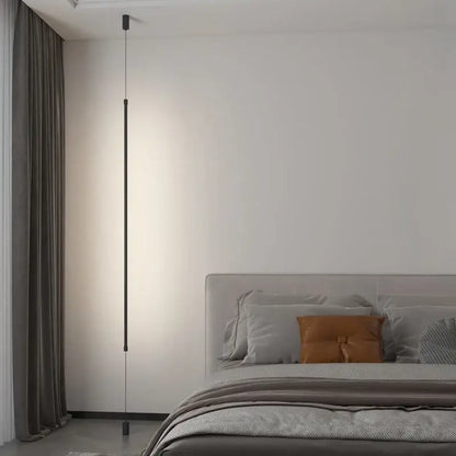 Modern black minimalist led floor lamp for living room