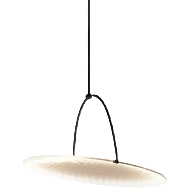 Modern black minimalist led pendant light for living room