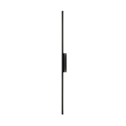 Modern black minimalist led strip wall lamp for living room