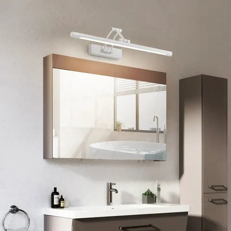 Modern black minimalist led wall lamp bathroom vanity light