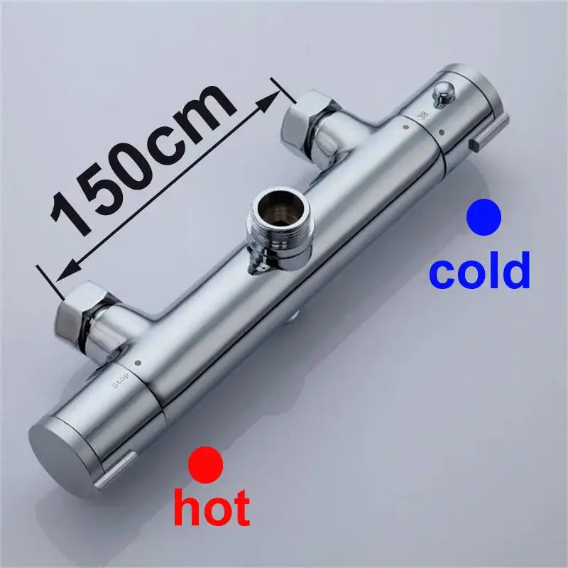 Modern black mixer valve bathroom pipe fitting