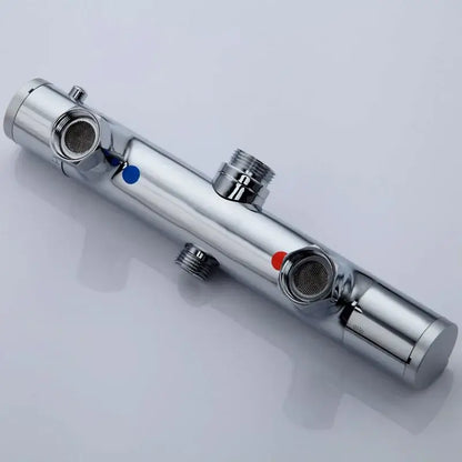 Modern black mixer valve bathroom pipe fitting