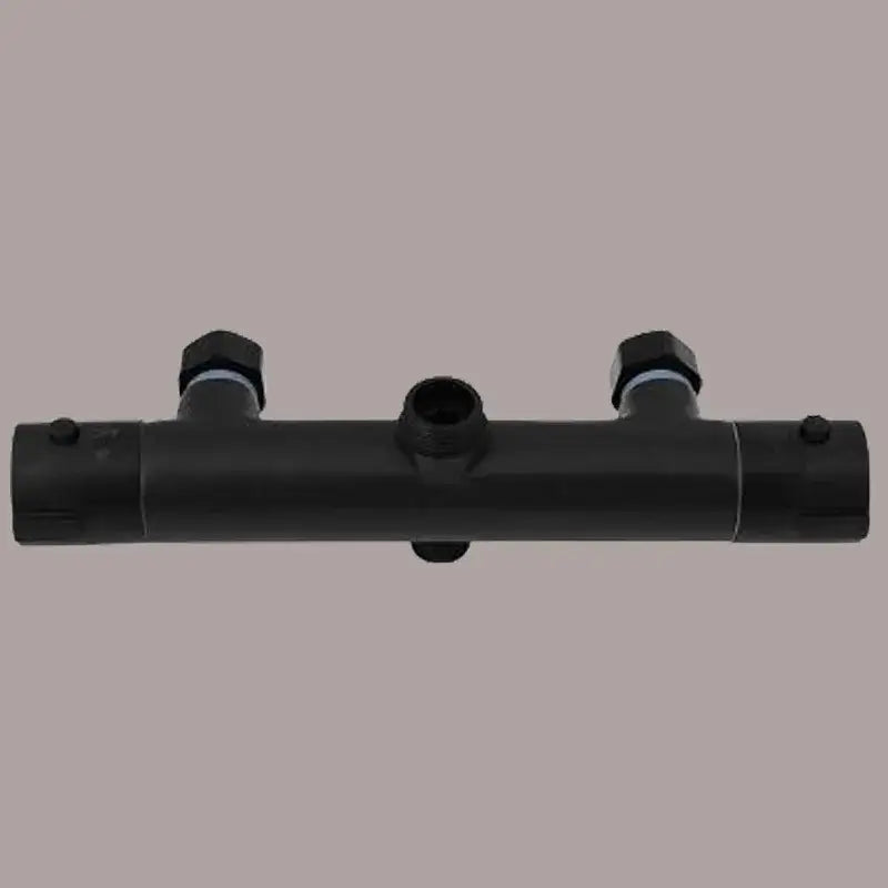 Modern black mixer valve bathroom pipe fitting