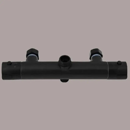 Modern black mixer valve bathroom pipe fitting