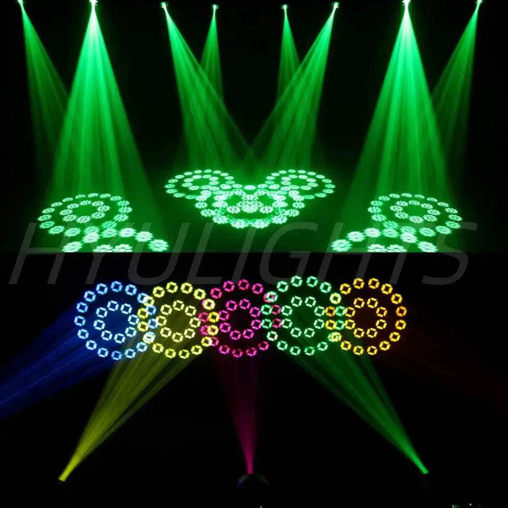 Modern black moving head light spotlight with lcd – party room