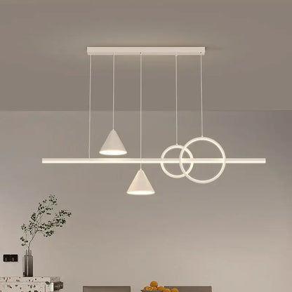 Modern black nordic designer dining pendant light