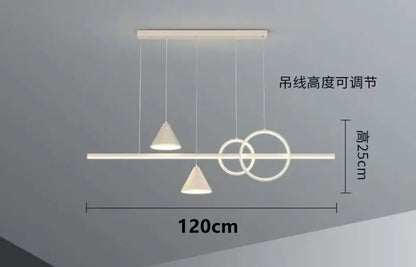 Modern black nordic designer dining pendant light