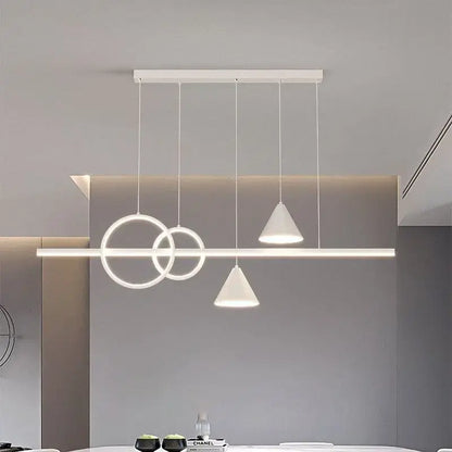 Modern black nordic designer dining pendant light