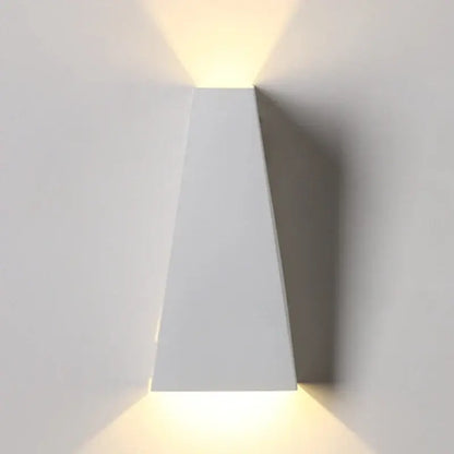 Modern black & off-white led wall lamp bedroom waterproof sconce