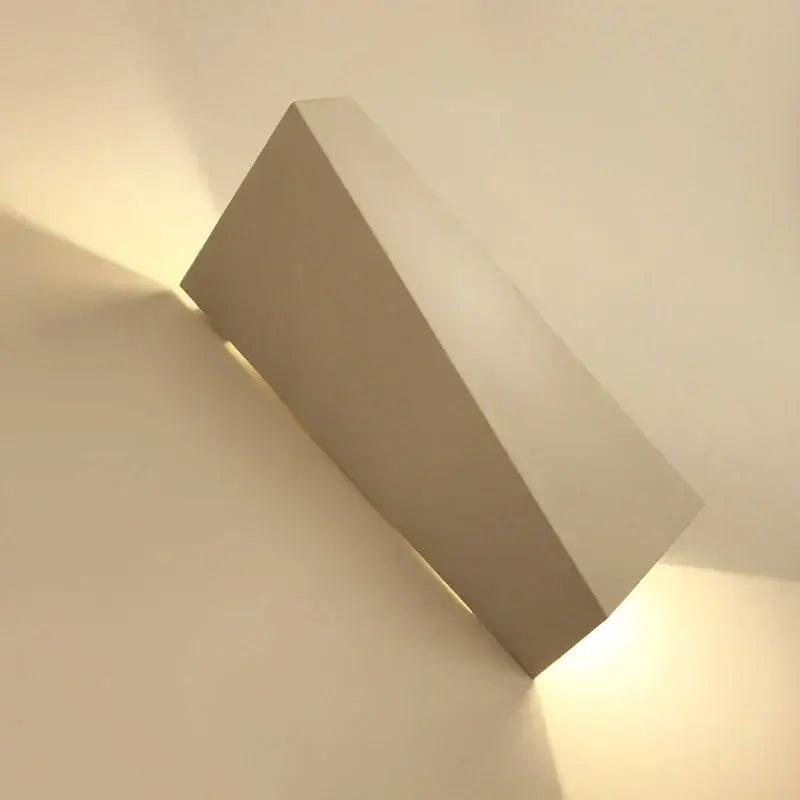 Modern black & off-white led wall lamp bedroom waterproof sconce