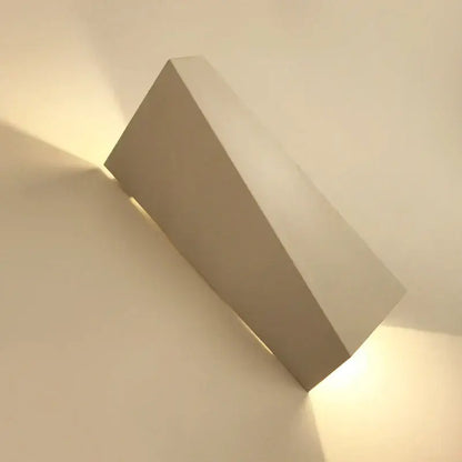 Modern black & off-white led wall lamp bedroom waterproof sconce